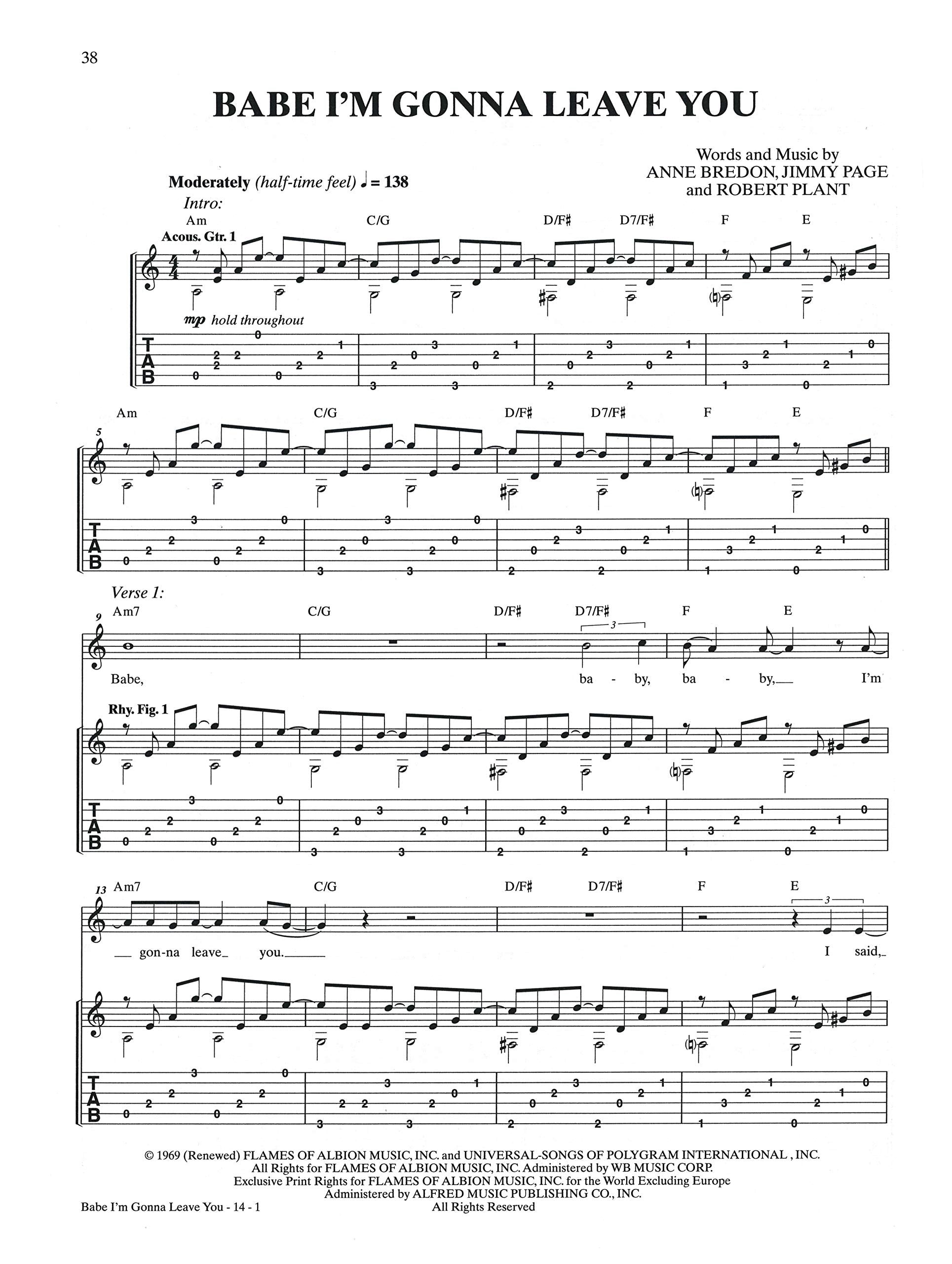 Led Zeppelin - Mothership Guitar Tab Book – Music2u.com.au