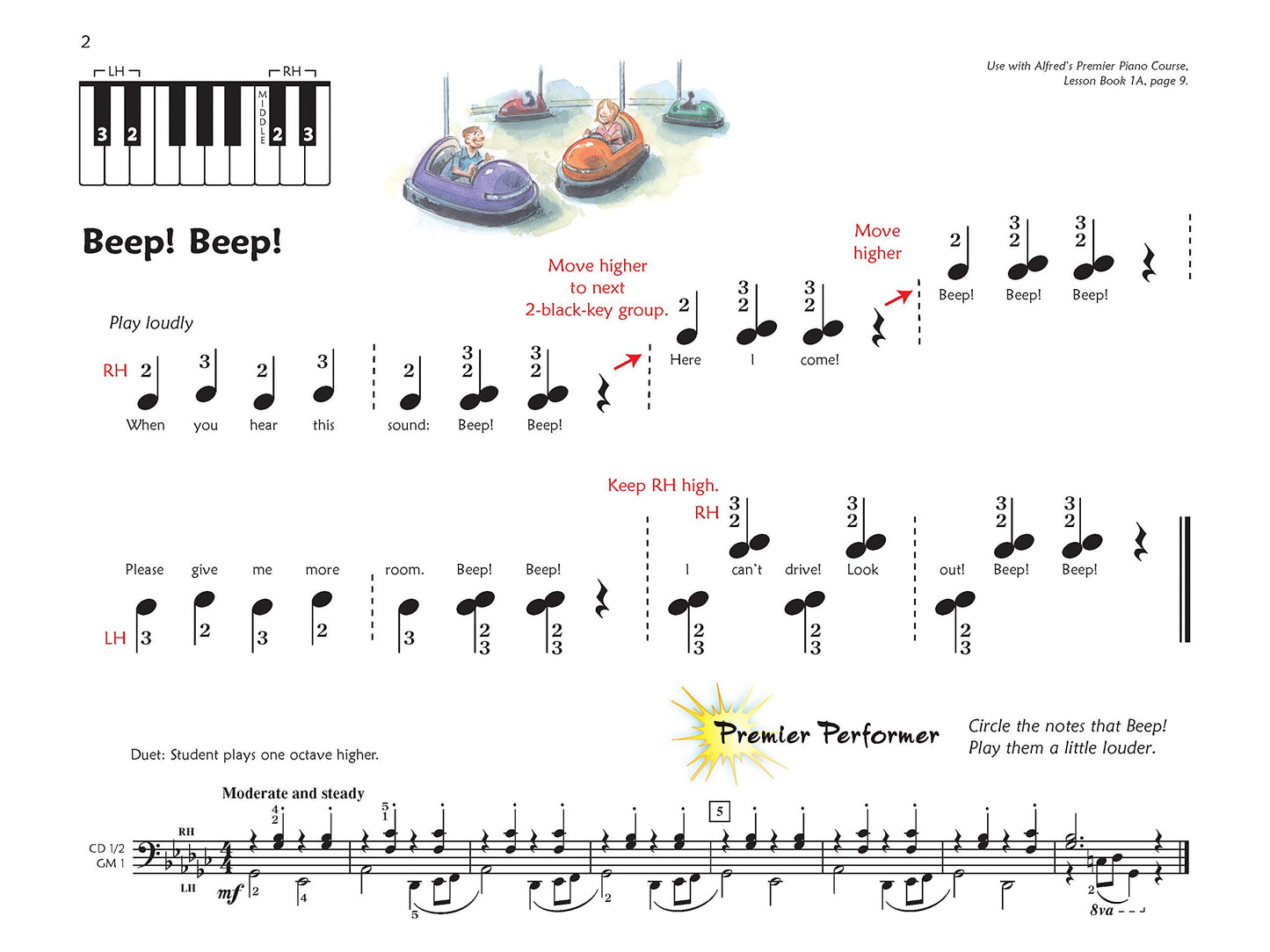Alfred's Premier Piano Course Performance 1A Book/Cd