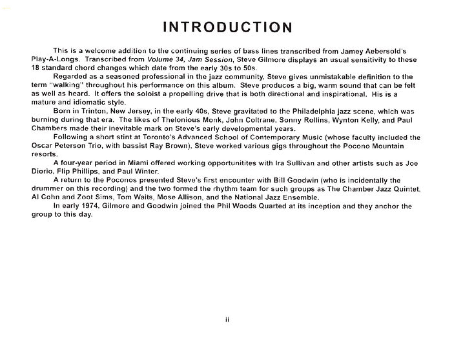 Jam Session Bass Lines Volume 34 - D Flat Solo Book