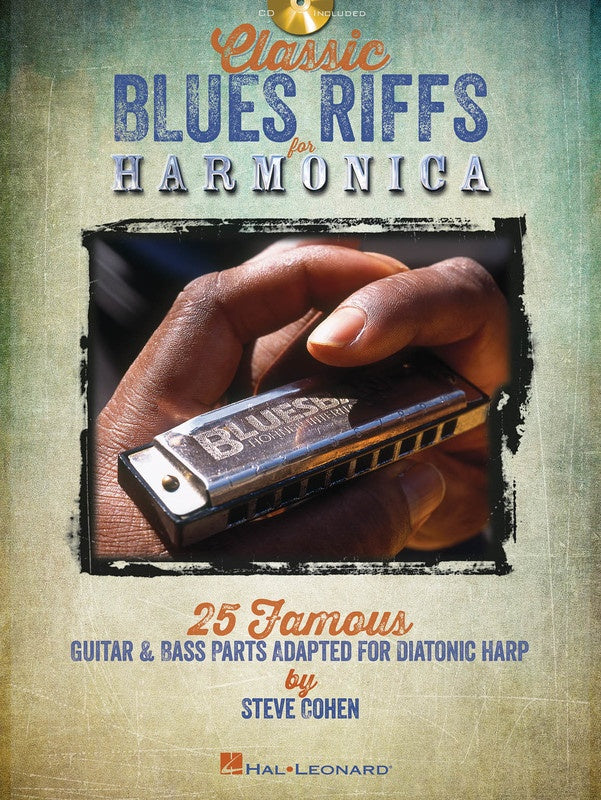 Classic Blues Riffs For Harmonica Bk/Cd