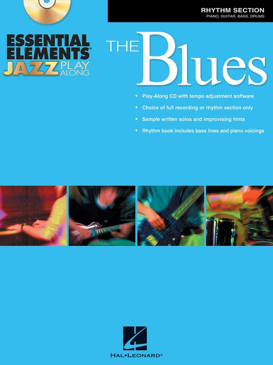 Essential Elements Blues Jazz Play Along Rhythm Book/Cd