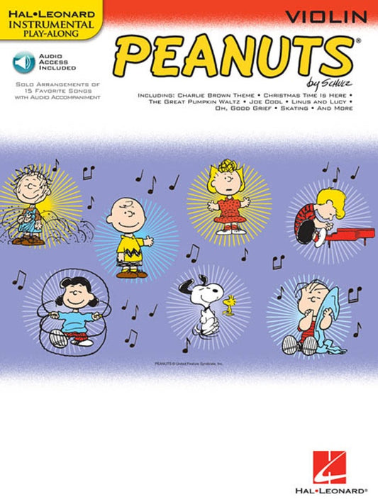 Peanuts For Violin Play Along Book/Ola