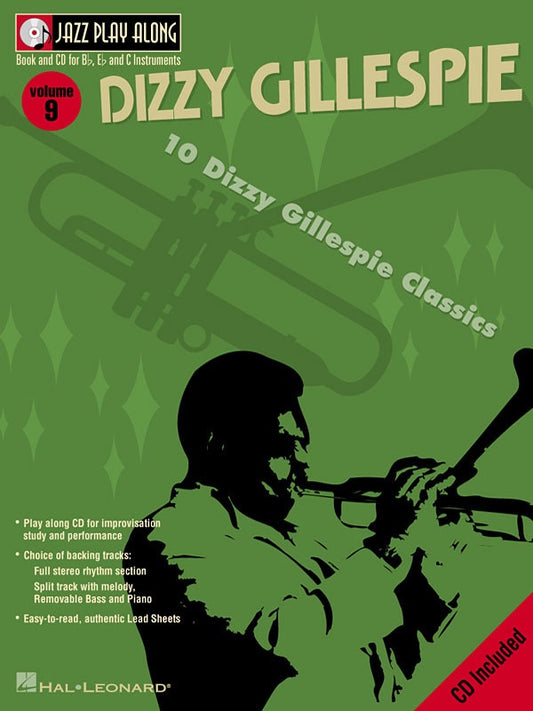 Dizzy Gillespie - Jazz Play Along Volume 9 Book/Cd