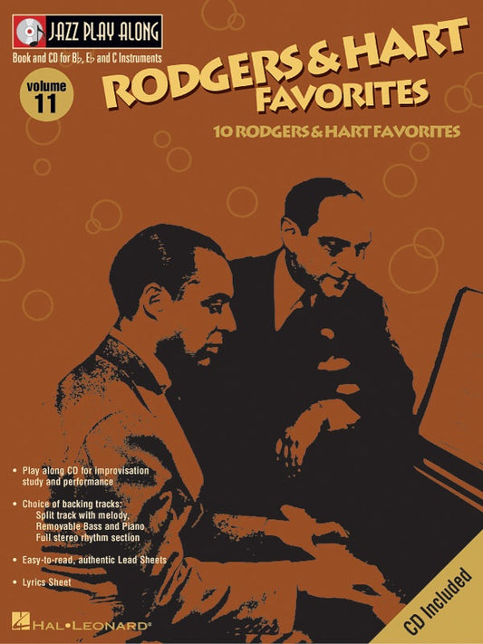 Rodgers And Hart Favourites - Jazz Play Along Volume 11 Book/Cd