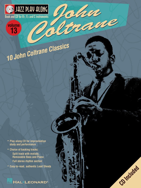 John Coltrane - Jazz Play Along Volume 13 Book/Cd
