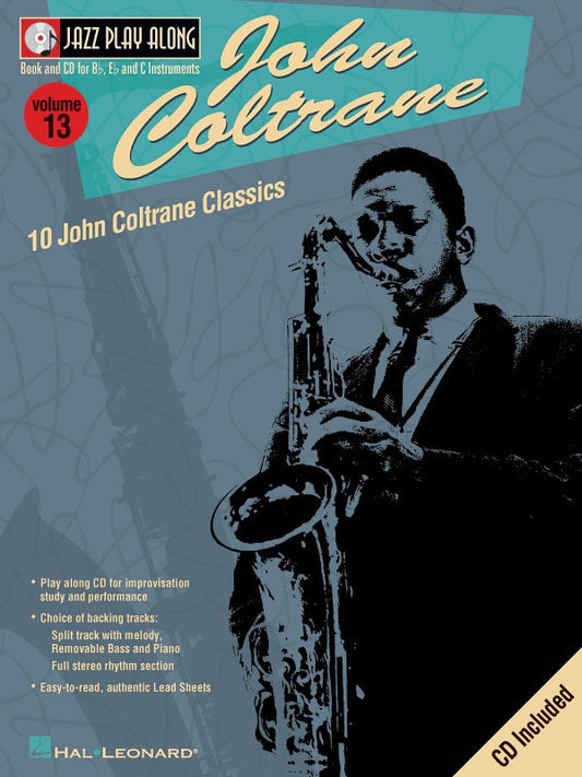 John Coltrane - Jazz Play Along Volume 13 Book/Cd