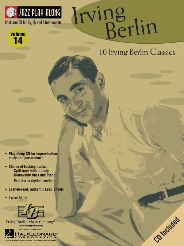 Irving Berlin - Jazz Play Along Volume 14 Book/Cd