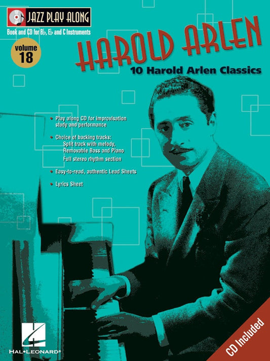 Harold Arlen - Jazz Play Along Volume 18 Book/Cd