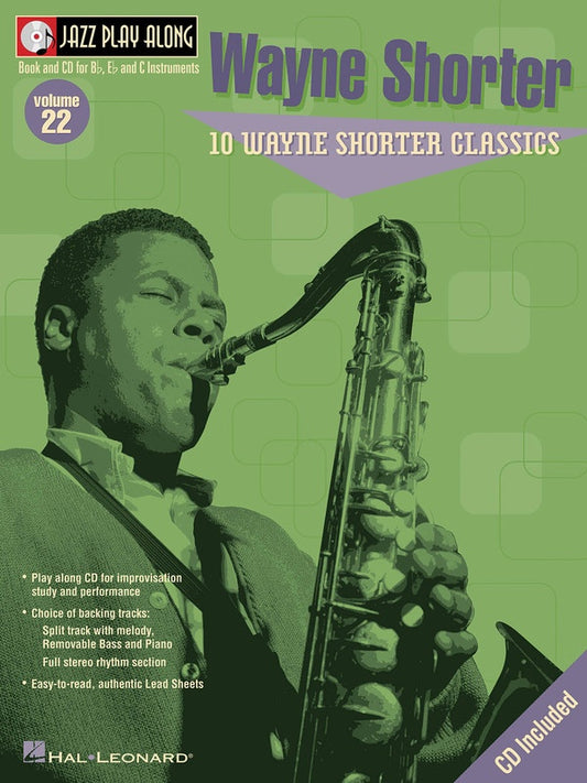 Wayne Shorter - Jazz Play Along Volume 22 Book/Cd
