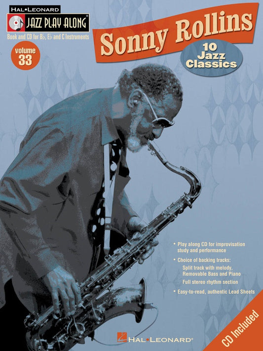 Sonny Rollins - Jazz Play Along Volume 33 Book/Cd