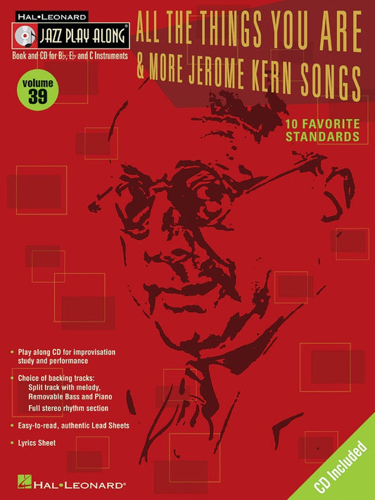 Jerome Kern - Jazz Play Along Volume 39 Book/Cd