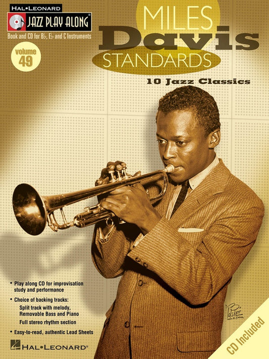 Miles Davis Jazz Play Along Bk/Cd V49
