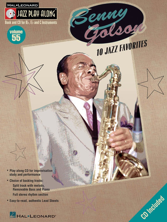 Benny Golson - Jazz Play Along Volume 55 Book/Cd