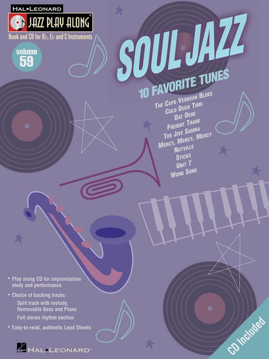 Soul Jazz - Jazz Play Along Volume 59 Book/Cd