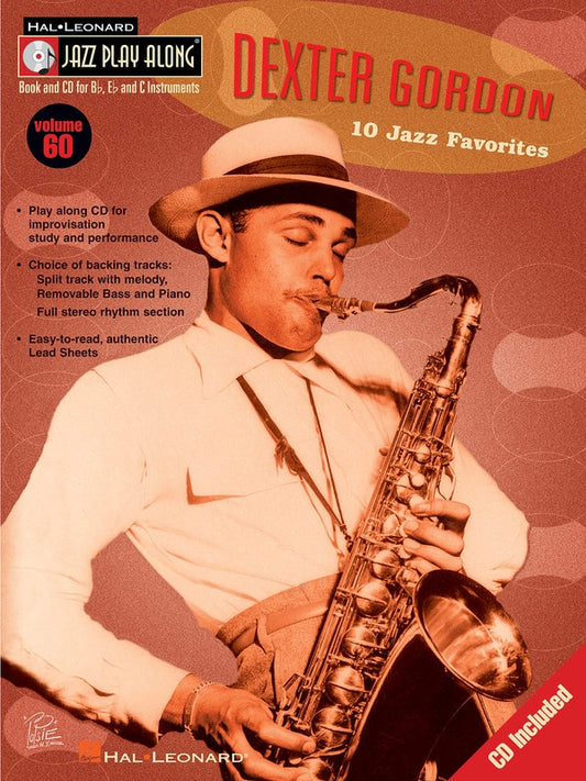Dexter Gordon - Jazz Play Along Volume 60 Book/Cd