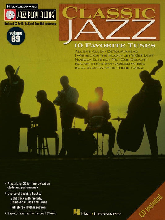 Classic Jazz - Play Along Volume 69 Book/Cd