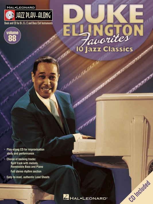 Duke Ellington Favourites Jazz Play Along Volume 88 Book/Cd