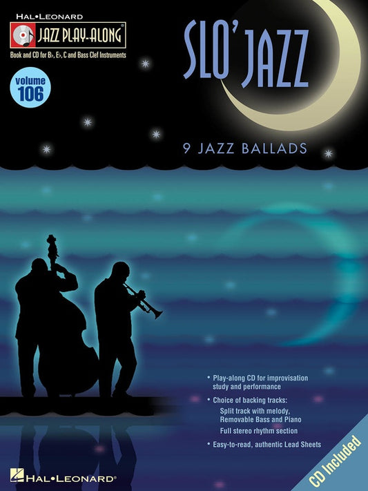Slo' Jazz - Jazz Play Along Volume 106 Book/Cd