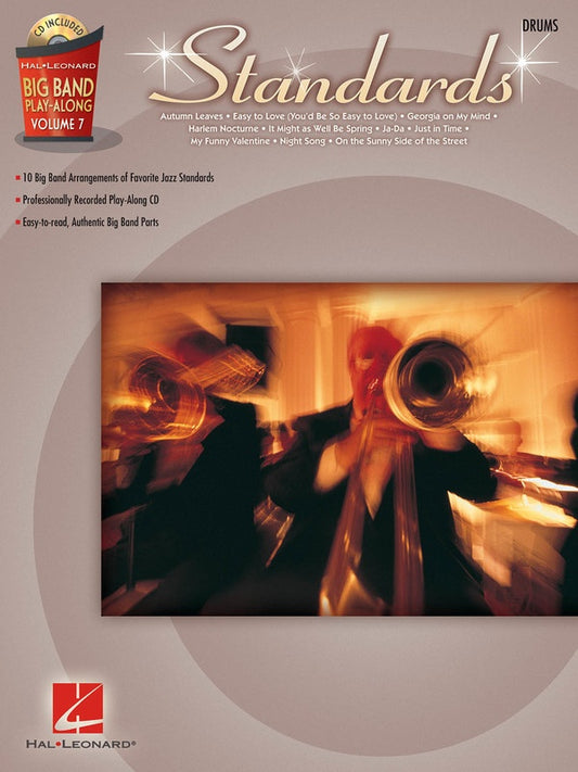 Big Band Play Along V7 Standards Drums Bk/Cd