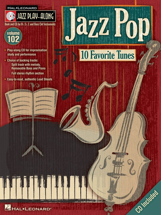 Jazz Pop - Jazz Play Along Volume 102 Book/Cd