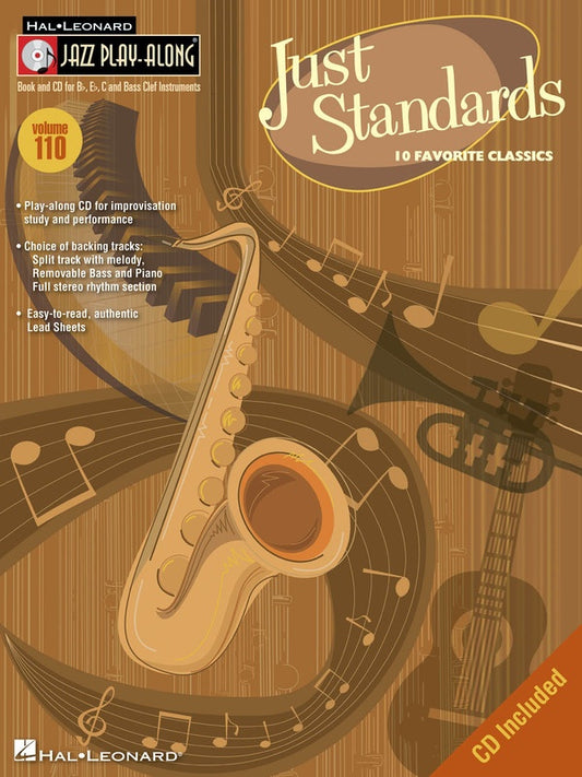 Just Standards - Jazz Play Along Volume 110 Book/Cd