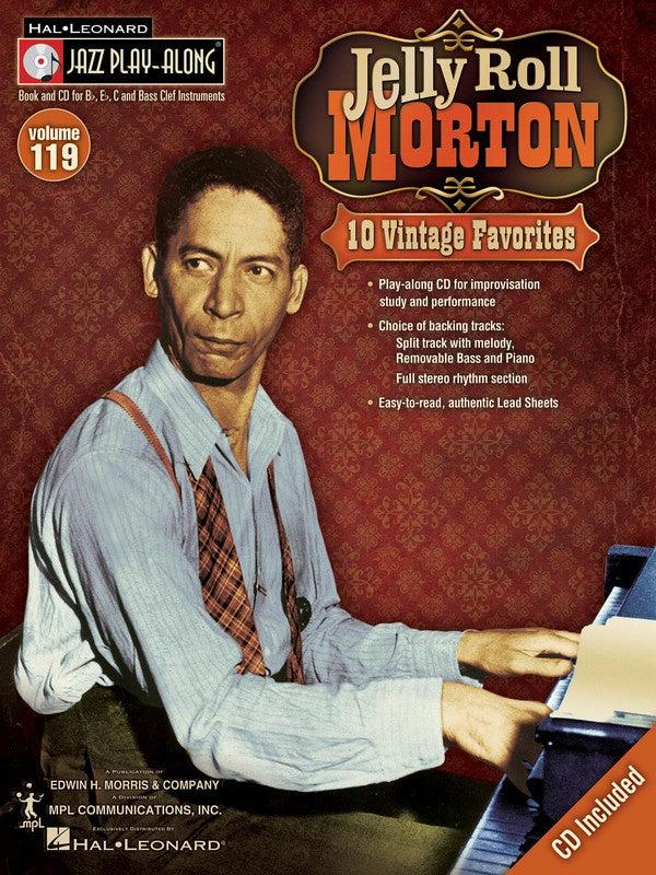 Jelly Roll Morton - Play Along Volume 119 Book/Cd