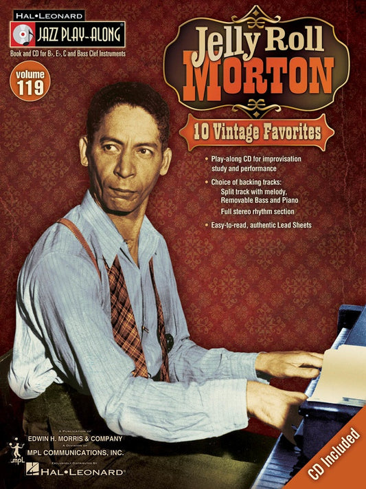 Jelly Roll Morton - Play Along Volume 119 Book/Cd