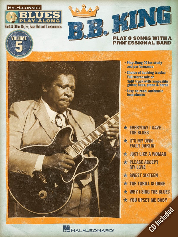 B B King Blues Play Along V5 Bk/Cd