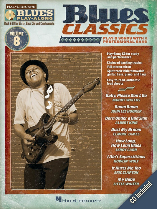 Blues Classics Blues Play Along V8 Bk/Cd