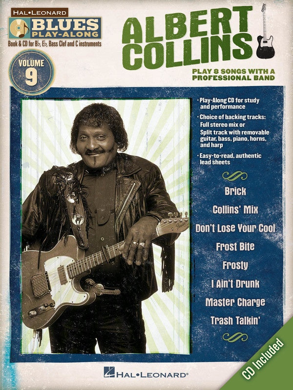 Albert Collins Blues Play Along V9 Bk/Cd