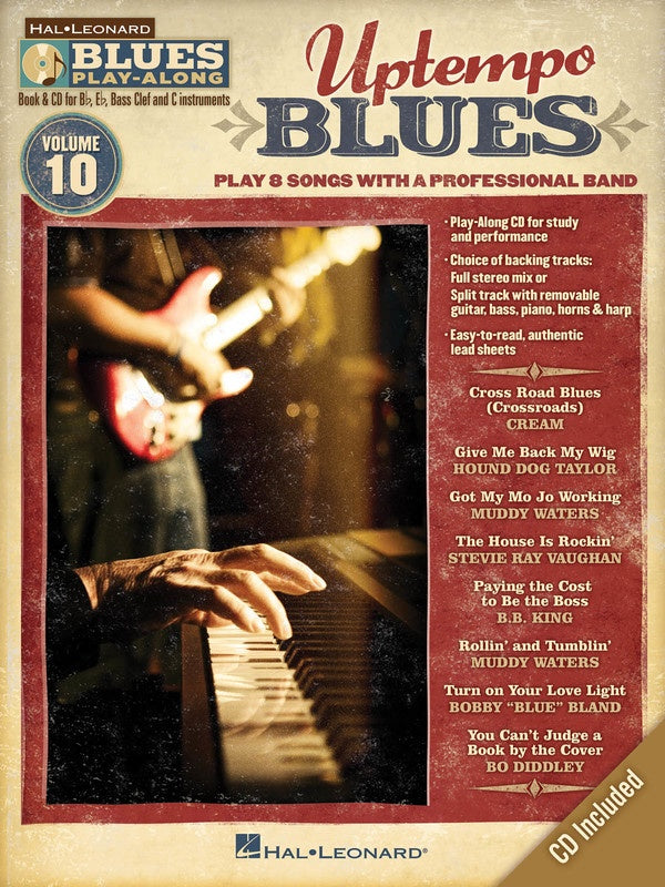 Uptempo Blues Play Along V10 Bk/Cd