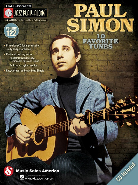 Paul Simon - Jazz Play Along Volume 122 Book/Cd