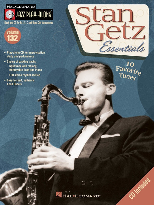 Stan Getz Essentials - Jazz Play Along Volume 132 Book/Cd