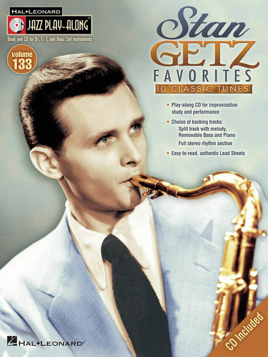Stan Getz Favourites - Jazz Play Along Volume 133 Book/Cd