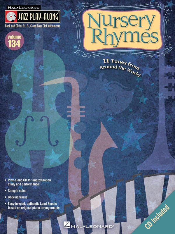 Nursery Rhymes - Jazz Play Along Volume 134 Book/Cd