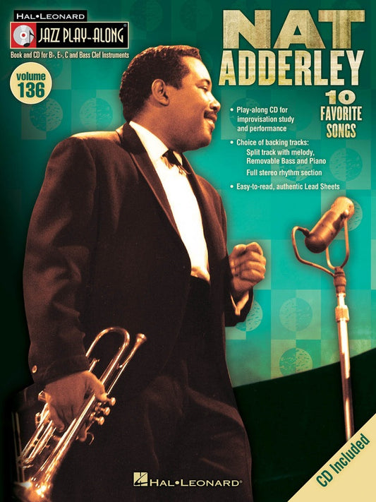 Nat Adderley - Jazz Play Along Volume 136 Book/Cd