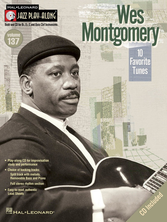 Wes Montgomery - Jazz Play Along Volume 137 Book/Cd