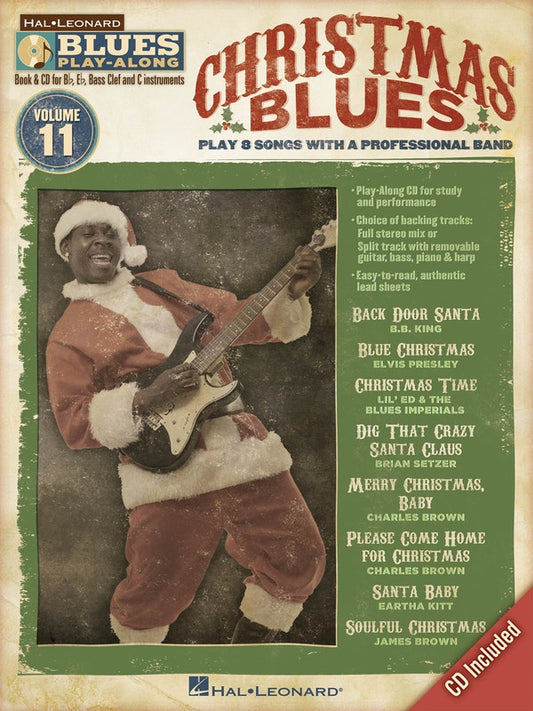 Christmas Blues Play Along Volume 11 Book/Cd