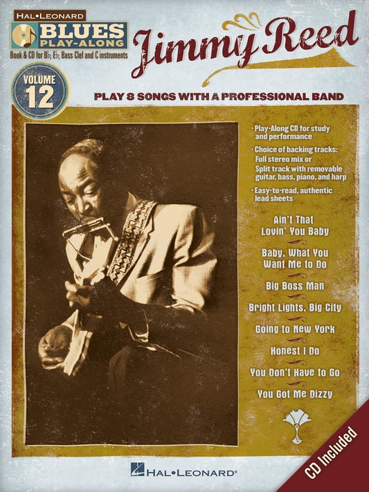 Jimmy Reed Blues Play Along V12 Bk/Cd