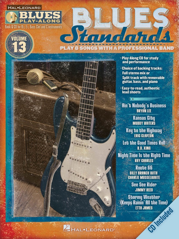 Blues Standards Blues Play Along Bk/Cd V13