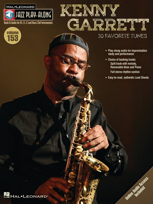 Kenny Garrett Jazz Play Along Volume 153 Book/Ola