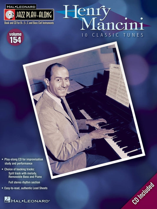 Henry Mancini - Jazz Play Along Volume 154 Book/Cd