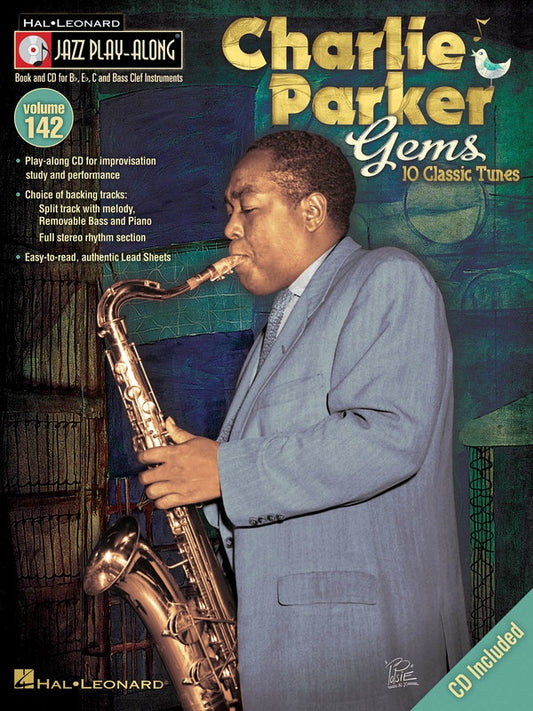 Charlie Parker Gems - Jazz Play Along Volume 142 Book/Cd