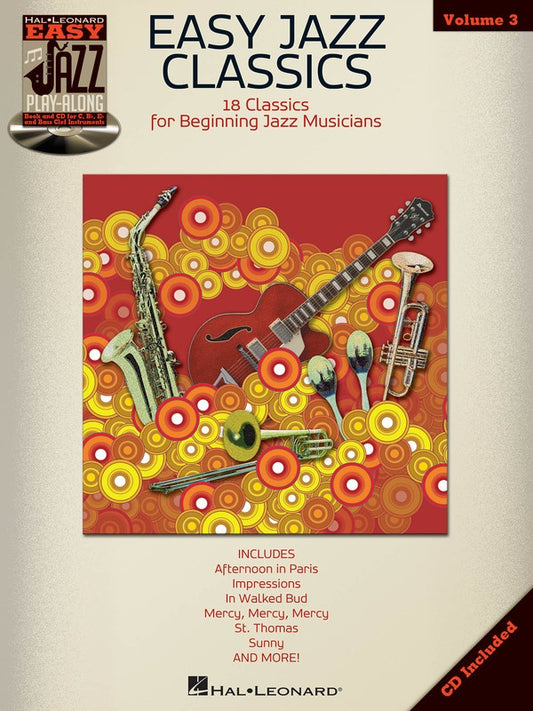 Easy Jazz Classics - Easy Jazz Play Along Volume 3 Book/Cd