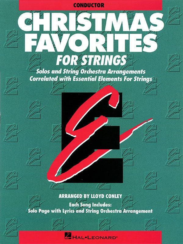 Essential Elements: Christmas Favorites For Strings - Conductor Book/Cd