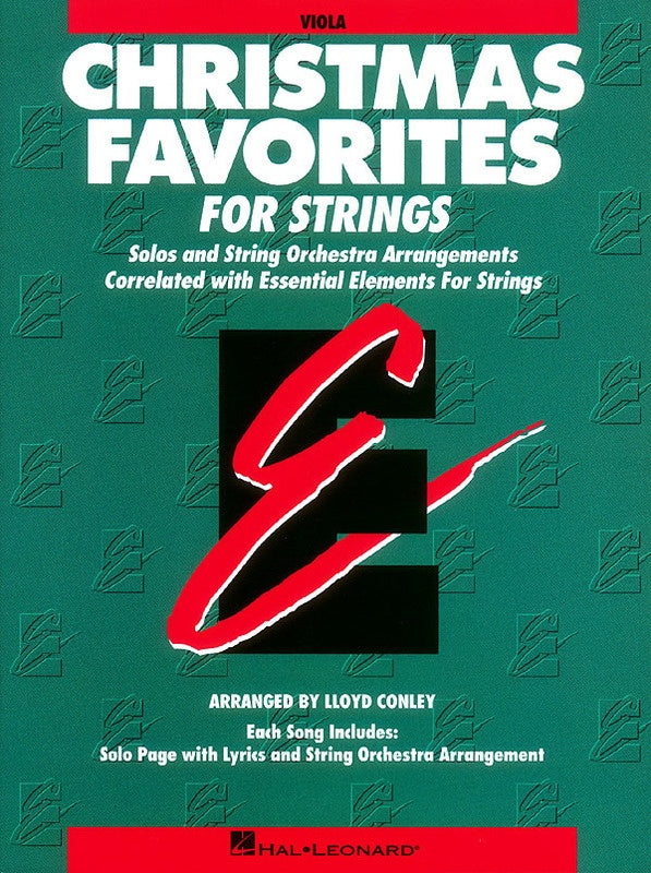 Essential Elements: Christmas Favorites For Strings - Viola Book