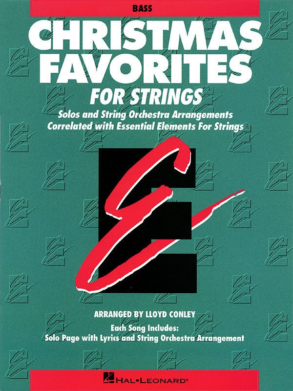 Essential Elements: Christmas Favorites For Strings - Double Bass Book