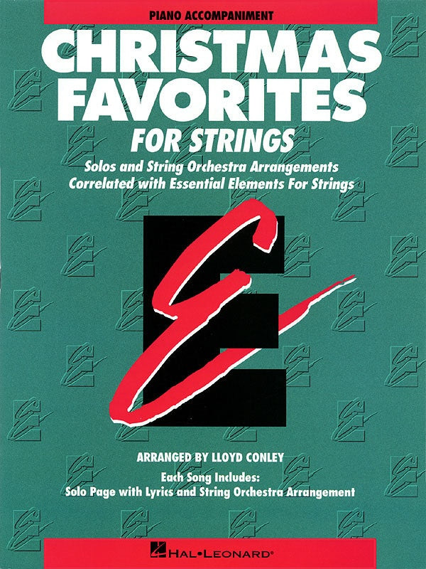 Essential Elements: Christmas Favorites For Strings - Piano Accompaniment Book