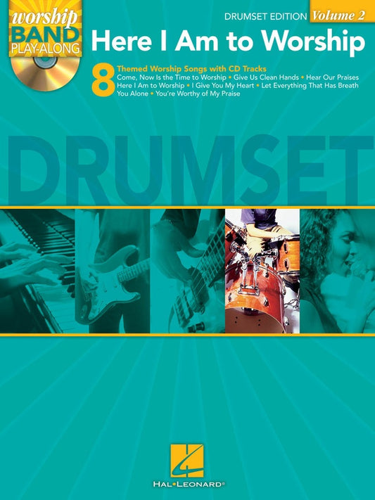 Here I Am To Worship Band Play Along Book/Cd Volume 2 Drum Edition