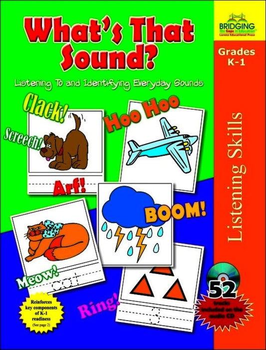 What's That Sound? - Print Book and Audio Resources